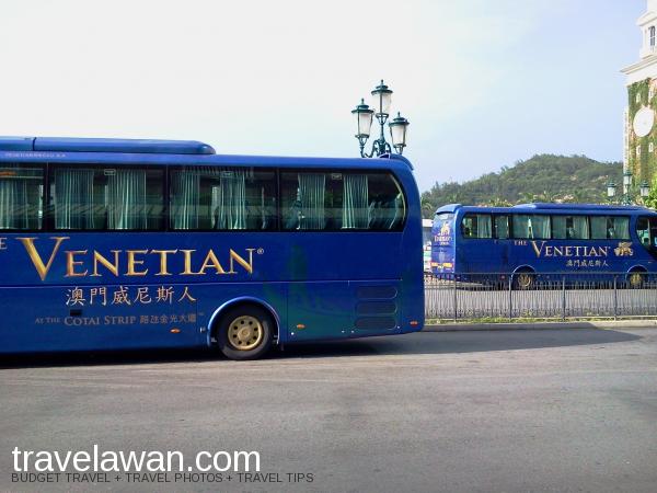 Shuttle bus Venetian Macau
