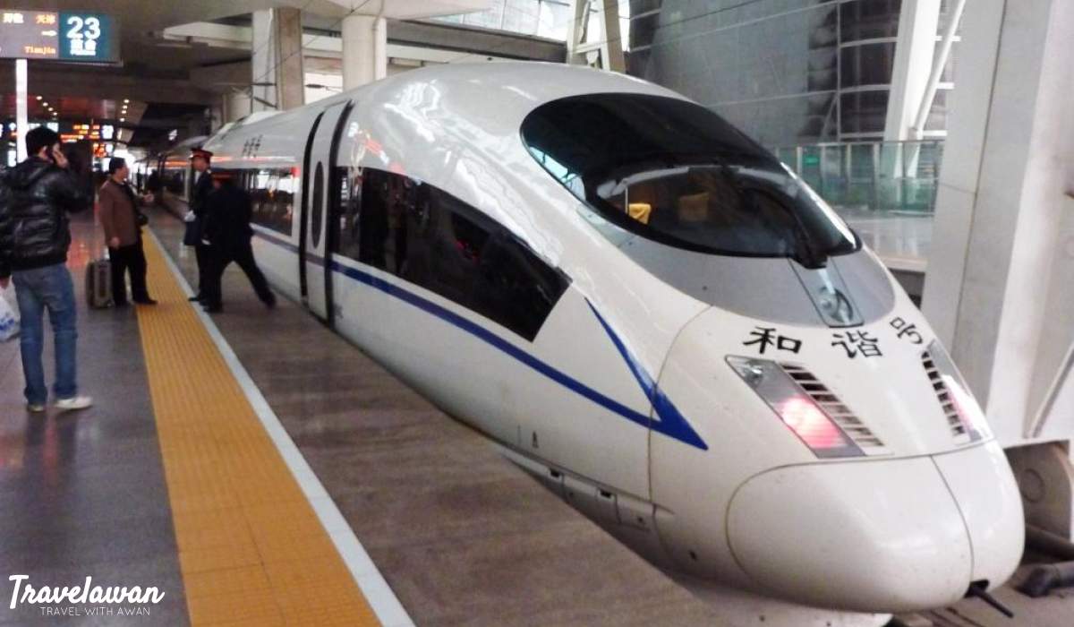 Wisata China Naik High Speed Train Beijing Ke Shanghai